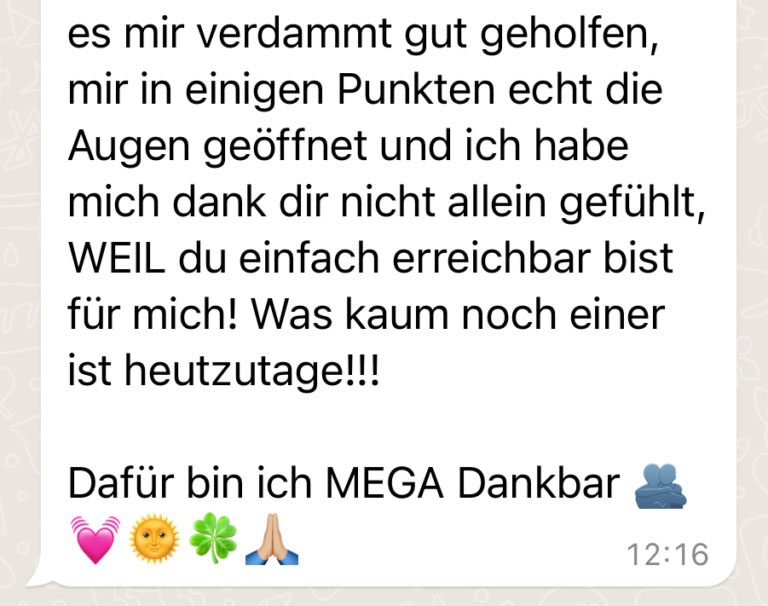 innerer Frieden nach Coaching mit Deniz Celebi